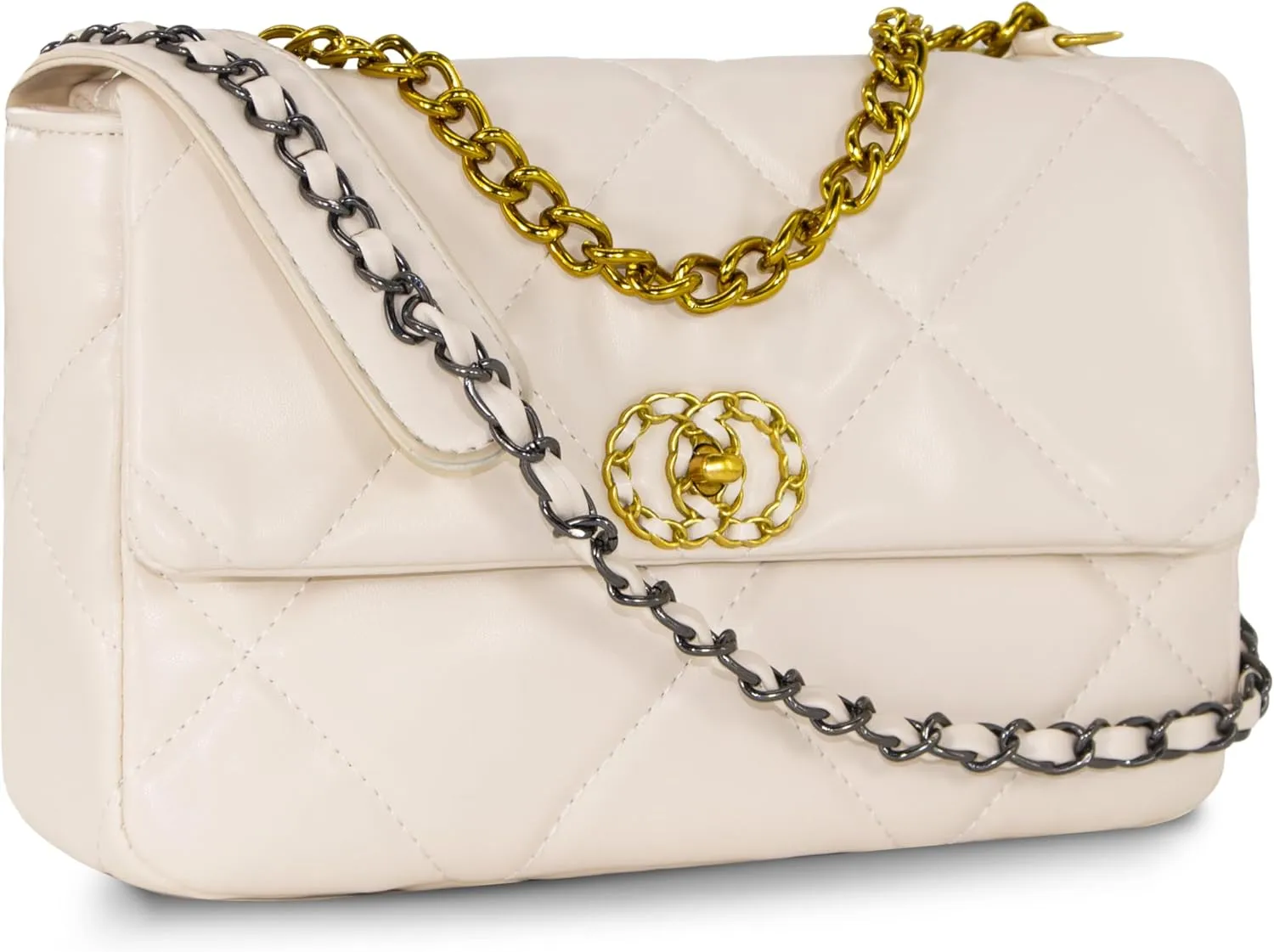 Crossbody Bag for Women Soft PU Leather Handbag Womens Hobo Shoulder bag with Wallet Diamond Plaid