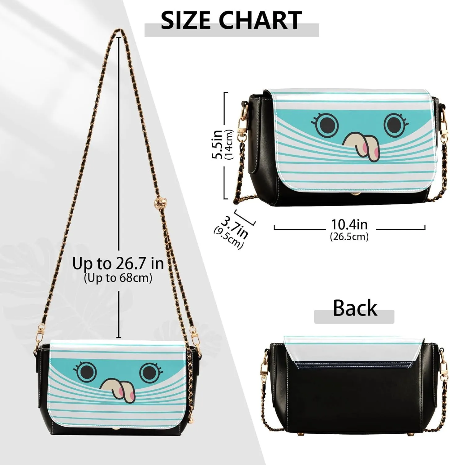 Crossbody Bags for Women Trendy Women's Black Shoulder Bag Small PU Leather Flap Cross Body Bag Handbags