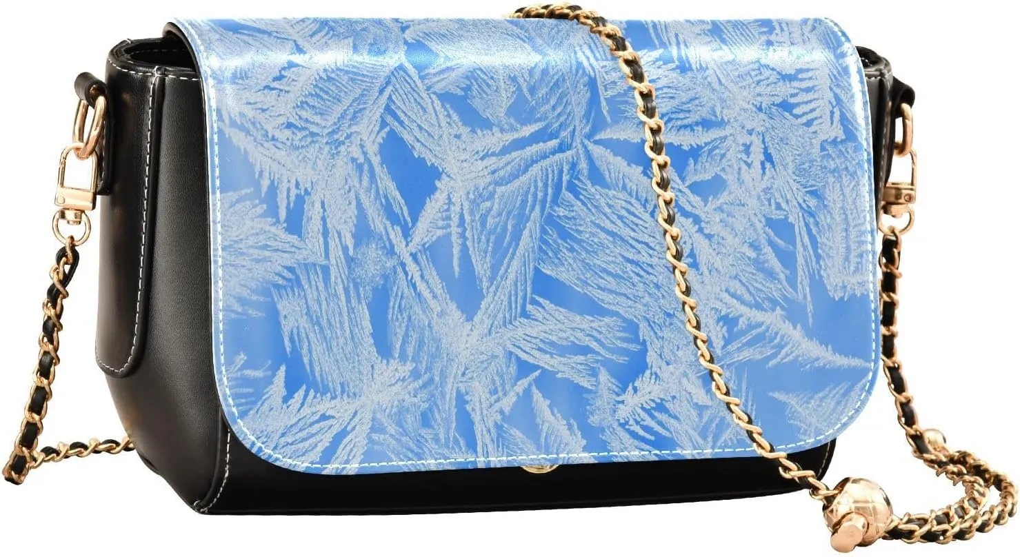 Crossbody Bags for Women Trendy Women's Black Shoulder Bag Small PU Leather Flap Cross Body Bag Handbags