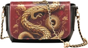 Crossbody Bags for Women Trendy Women's Black Shoulder Bag Small PU Leather Flap Cross Body Bag Handbags