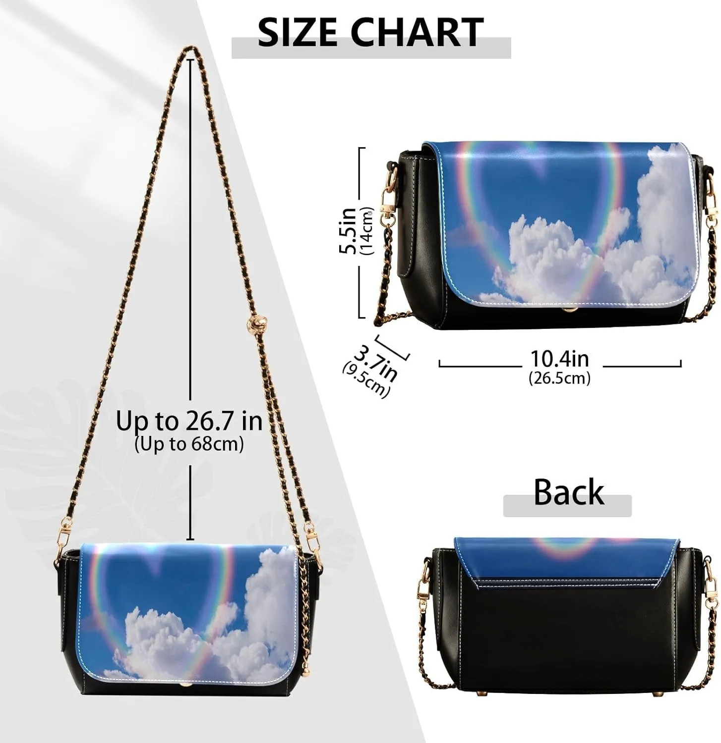 Crossbody Bags for Women Trendy Women's Black Shoulder Bag Small PU Leather Flap Cross Body Bag Handbags