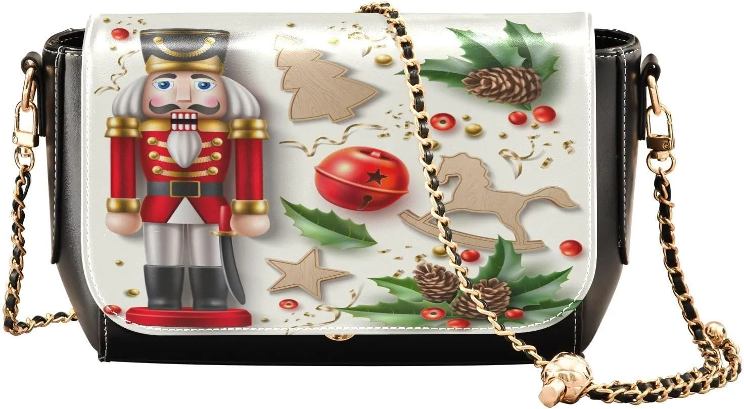 Crossbody Bags for Women Trendy Women's Black Shoulder Bag Small PU Leather Flap Cross Body Bag Handbags