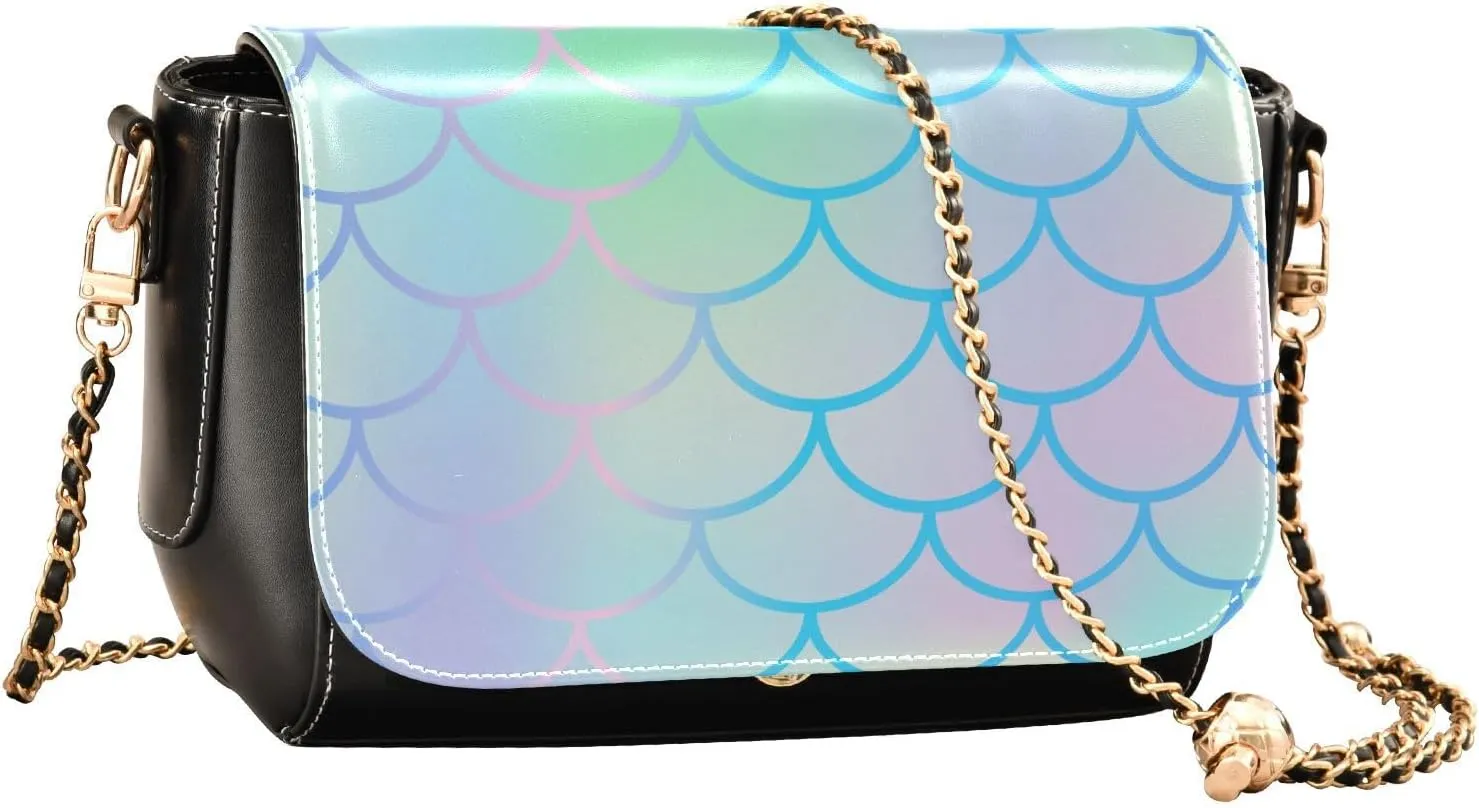 Crossbody Bags for Women Trendy Women's Black Shoulder Bag Small PU Leather Flap Cross Body Bag Handbags
