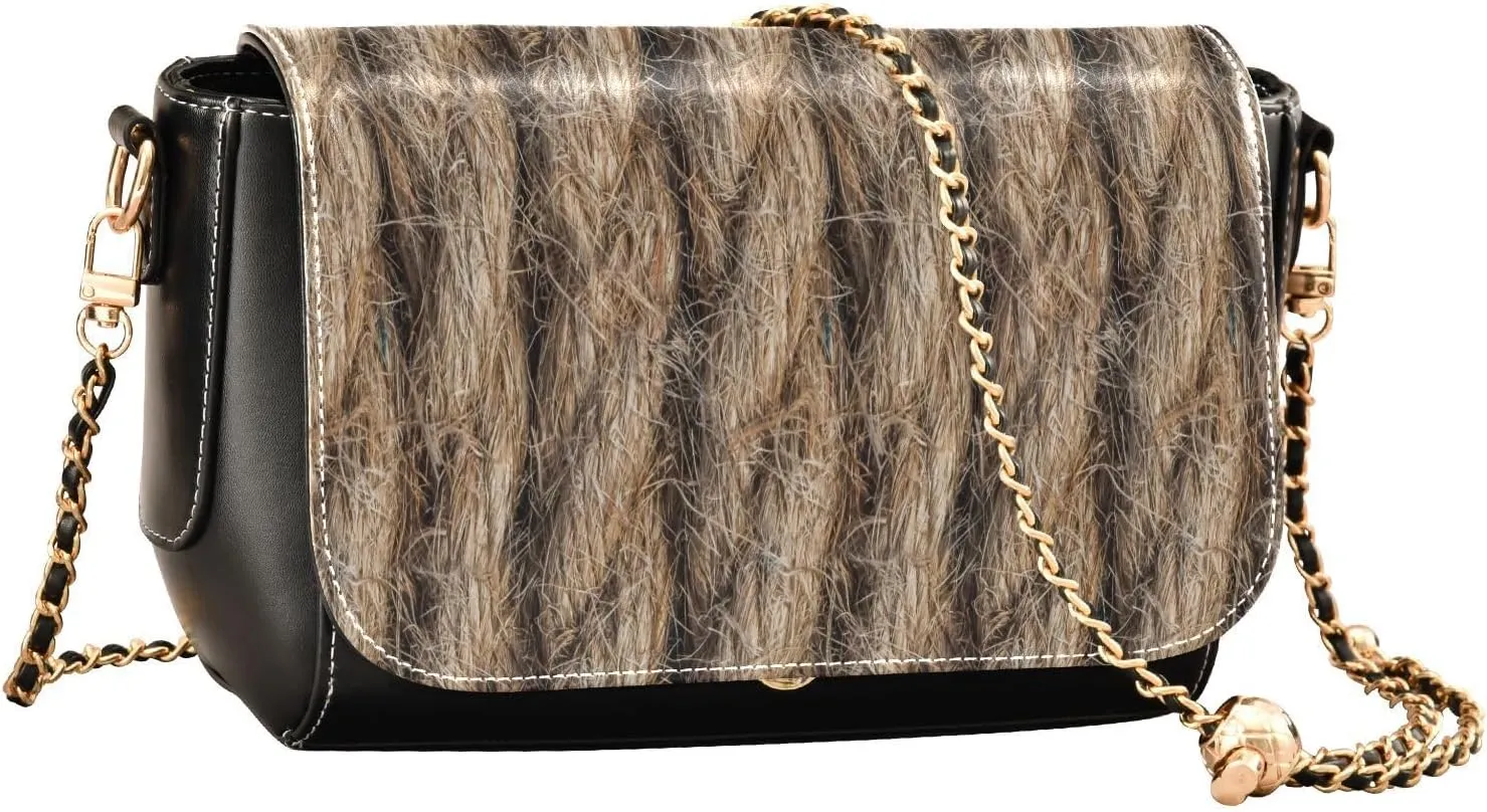 Crossbody Bags for Women Trendy Women's Black Shoulder Bag Small PU Leather Flap Cross Body Bag Handbags
