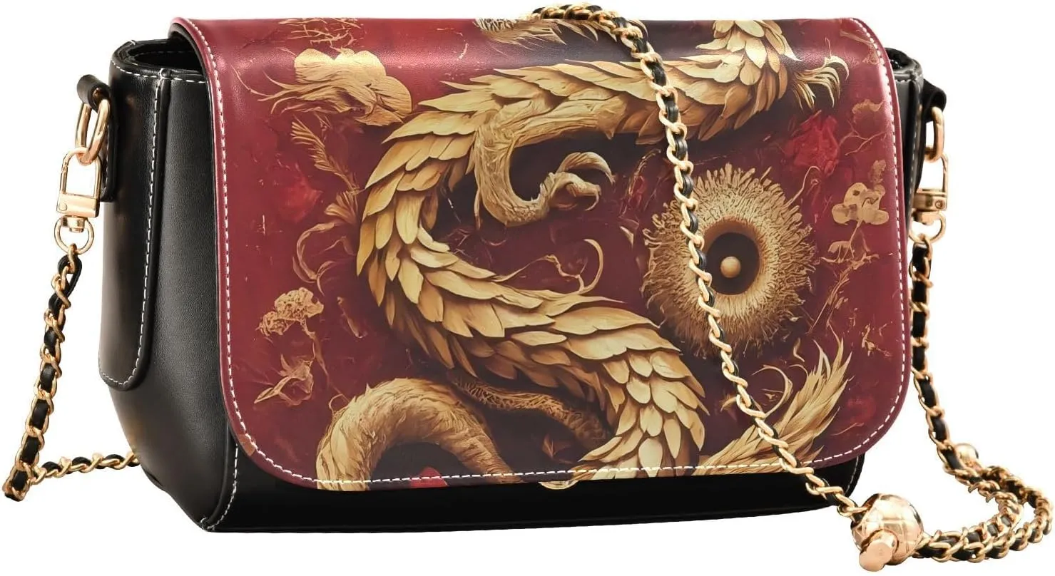 Crossbody Bags for Women Trendy Women's Black Shoulder Bag Small PU Leather Flap Cross Body Bag Handbags
