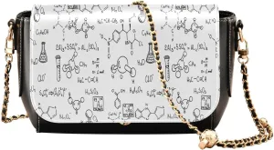 Crossbody Bags for Women Trendy Women's Black Shoulder Bag Small PU Leather Flap Cross Body Bag Handbags