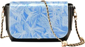 Crossbody Bags for Women Trendy Women's Black Shoulder Bag Small PU Leather Flap Cross Body Bag Handbags