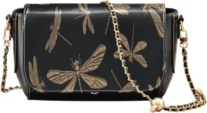 Crossbody Bags for Women Trendy Women's Black Shoulder Bag Small PU Leather Flap Cross Body Bag Handbags