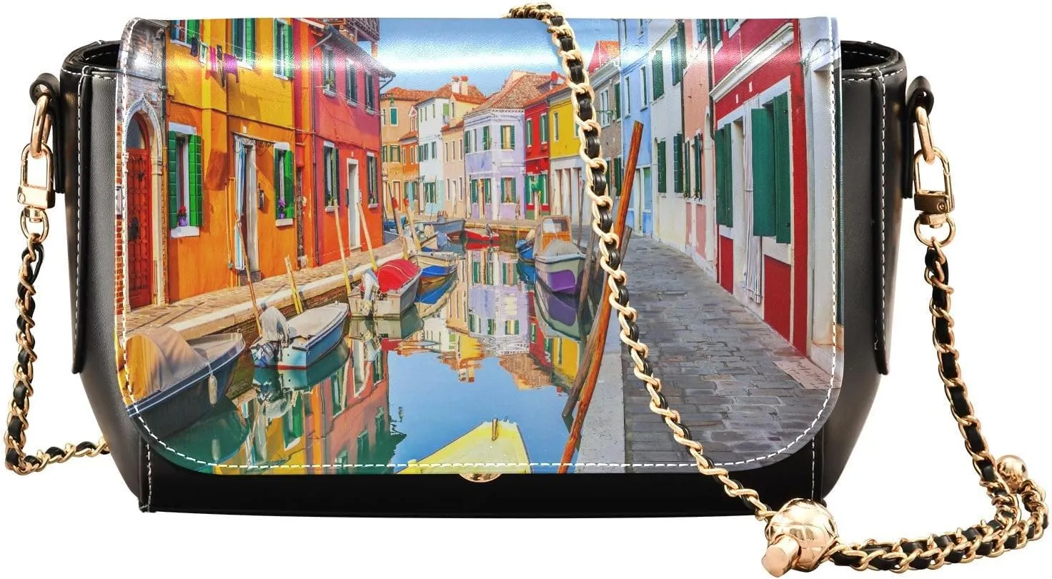 Crossbody Bags for Women Trendy Women's Black Shoulder Bag Small PU Leather Flap Cross Body Bag Handbags