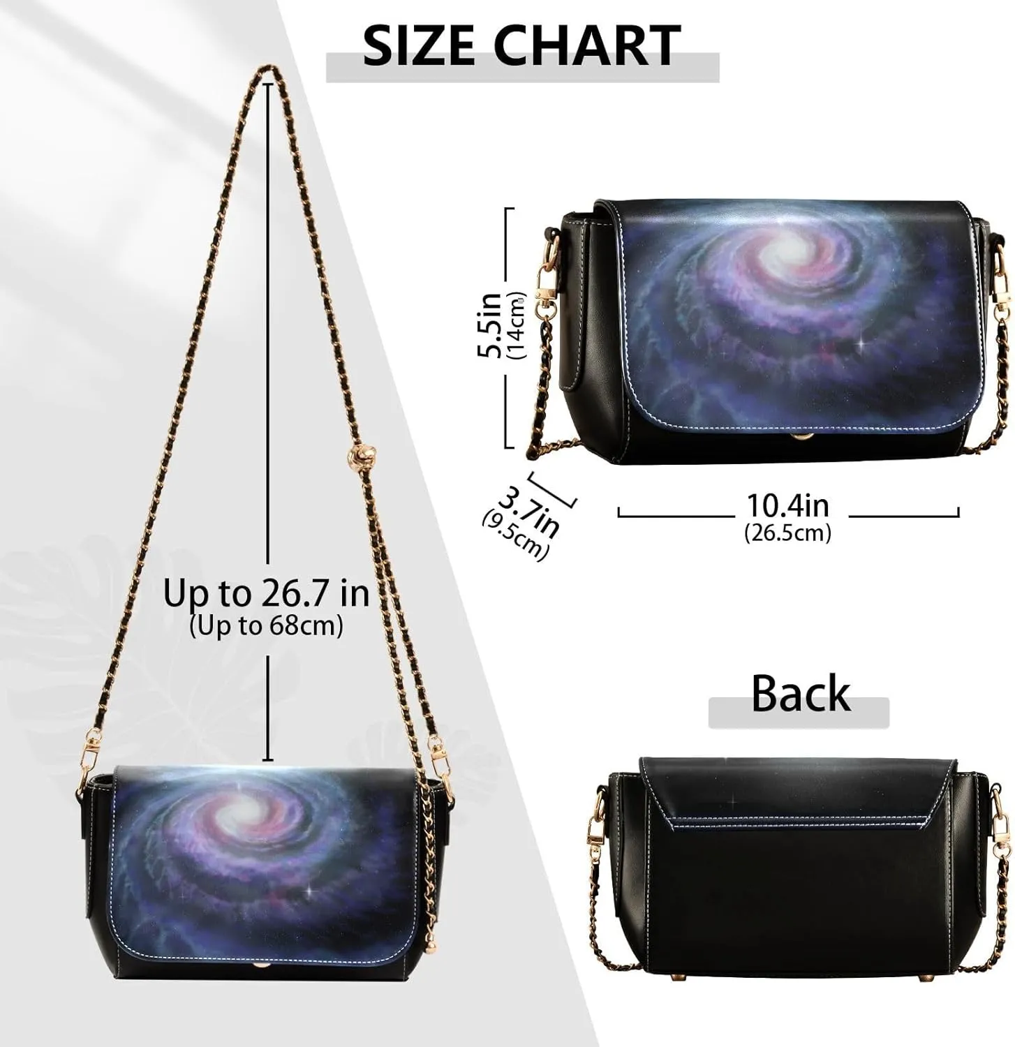 Crossbody Bags for Women Trendy Women's Black Shoulder Bag Small PU Leather Flap Cross Body Bag Handbags