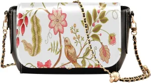 Crossbody Bags for Women Trendy Women's Black Shoulder Bag Small PU Leather Flap Cross Body Bag Handbags