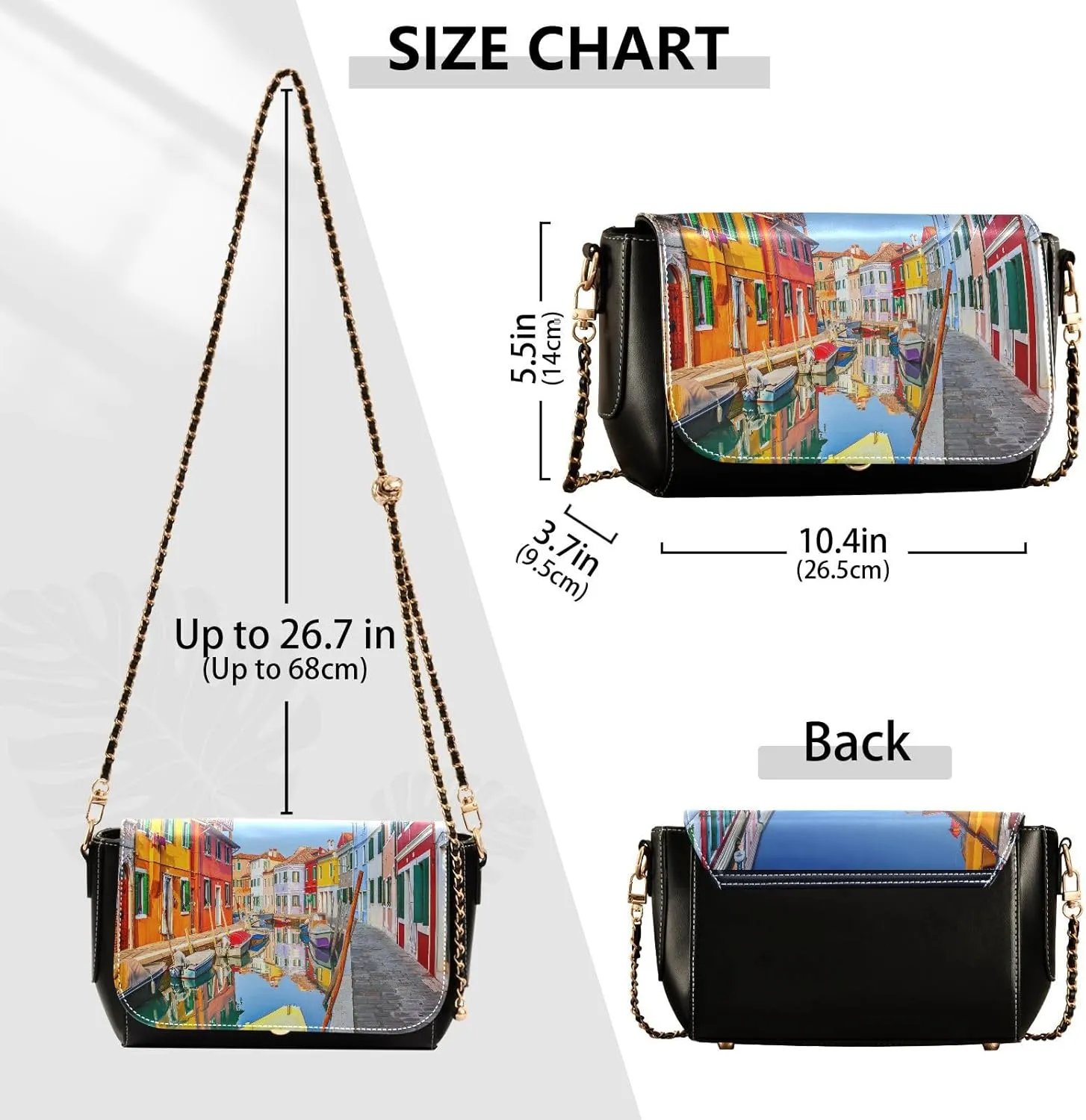 Crossbody Bags for Women Trendy Women's Black Shoulder Bag Small PU Leather Flap Cross Body Bag Handbags