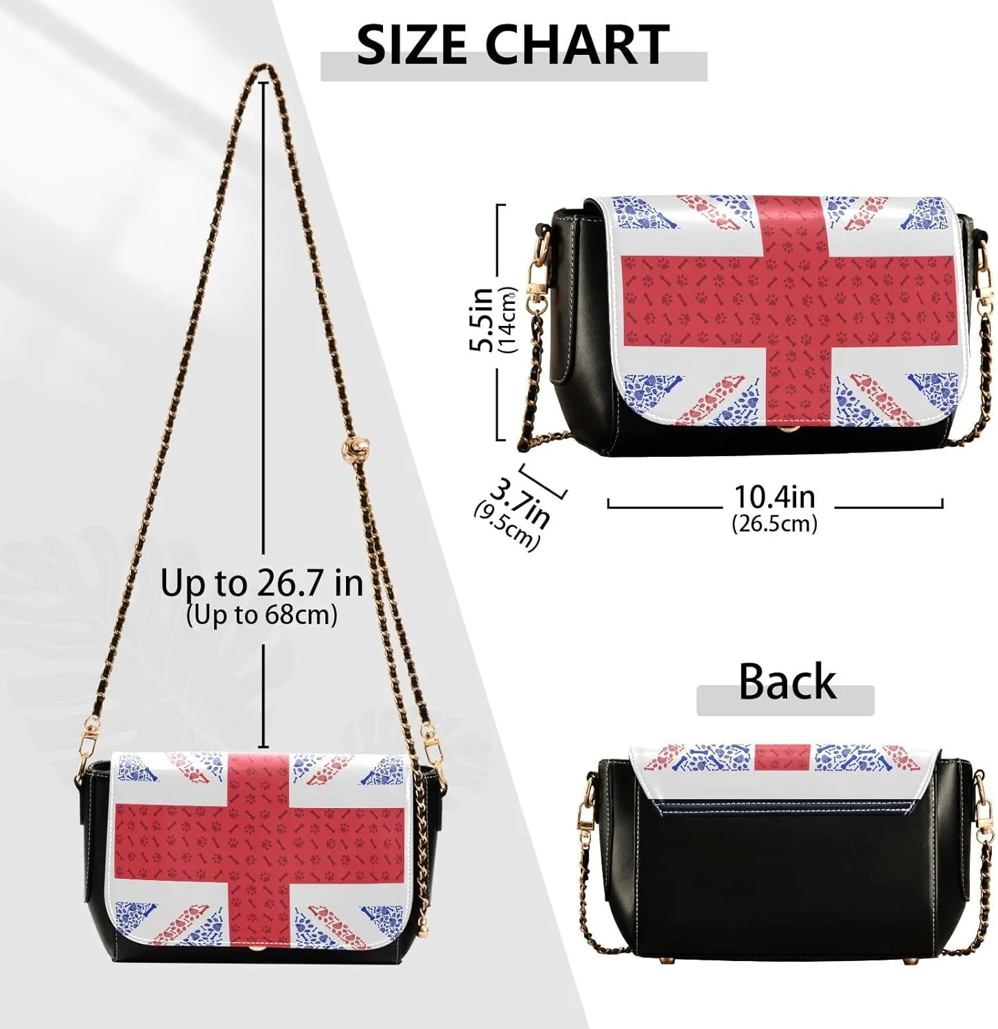 Crossbody Bags for Women Trendy Women's Black Shoulder Bag Small PU Leather Flap Cross Body Bag Handbags