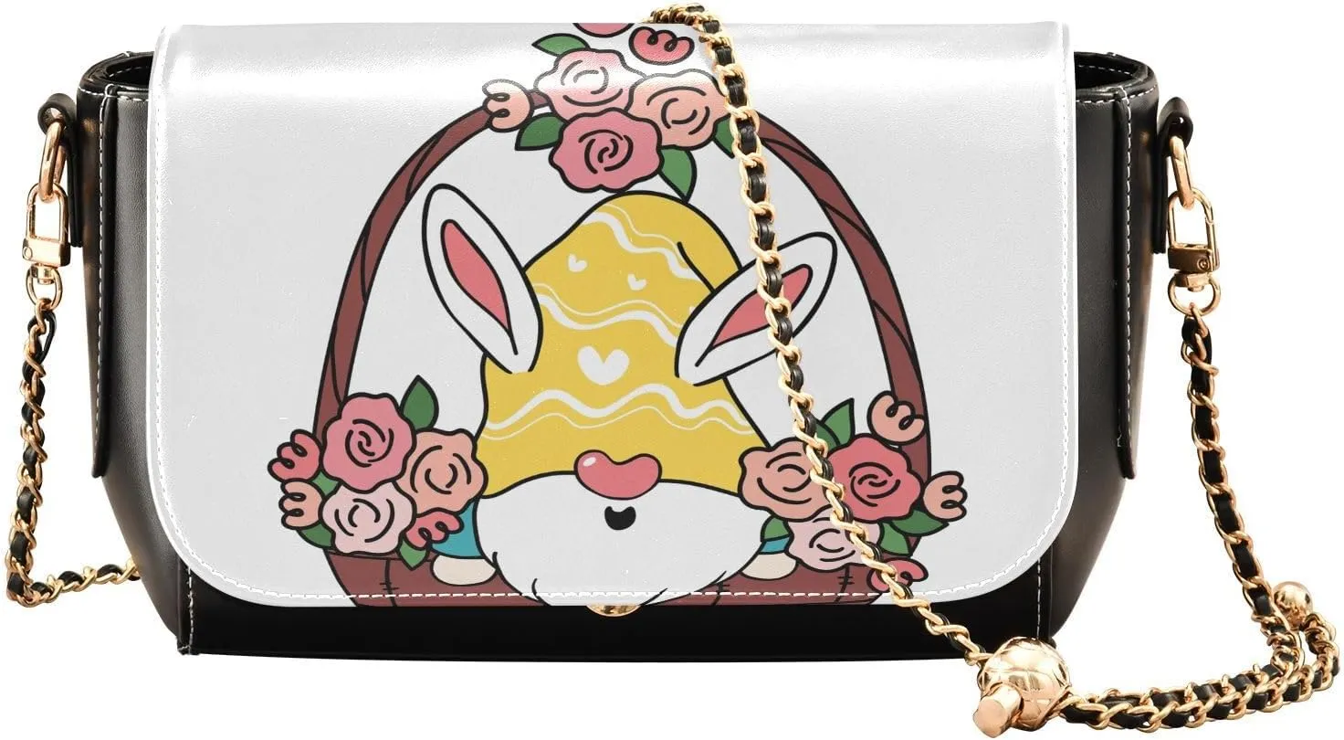 Crossbody Bags for Women Trendy Women's Black Shoulder Bag Small PU Leather Flap Cross Body Bag Handbags