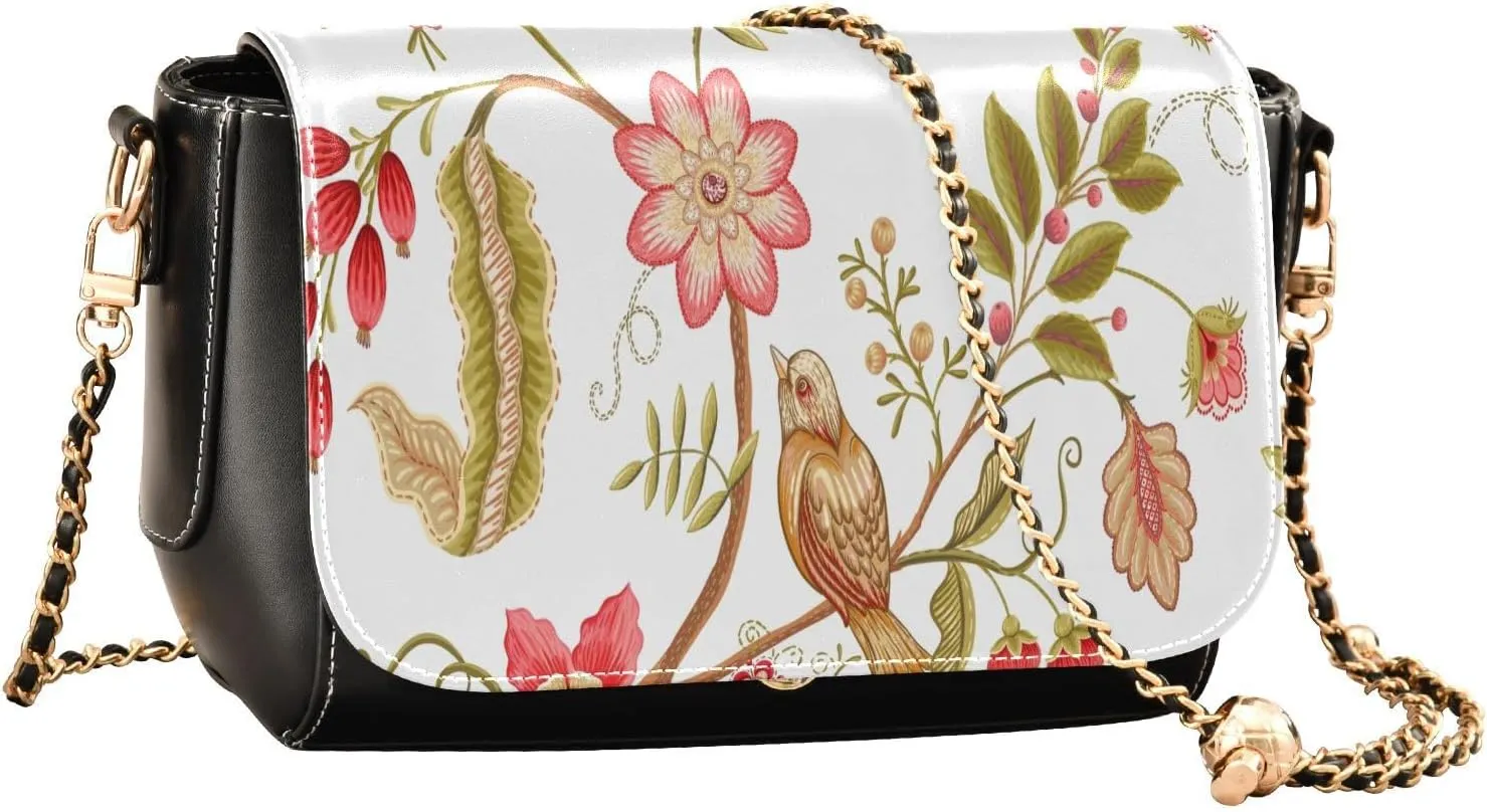 Crossbody Bags for Women Trendy Women's Black Shoulder Bag Small PU Leather Flap Cross Body Bag Handbags