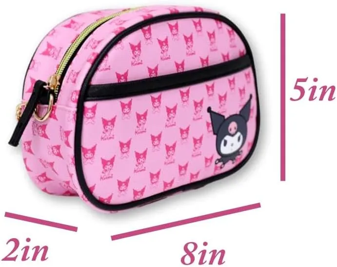 Crossbody Bags with Disney, Bluey and Hello Kitty Characters Licensed Purse Personalized and Non-Personalized Options