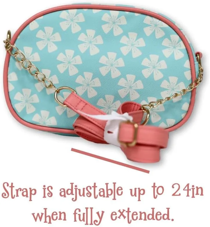 Crossbody Bags with Disney, Bluey and Hello Kitty Characters Licensed Purse Personalized and Non-Personalized Options