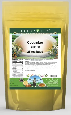 Cucumber Black Tea (25 tea bags, ZIN: 536864) - 2 Pack