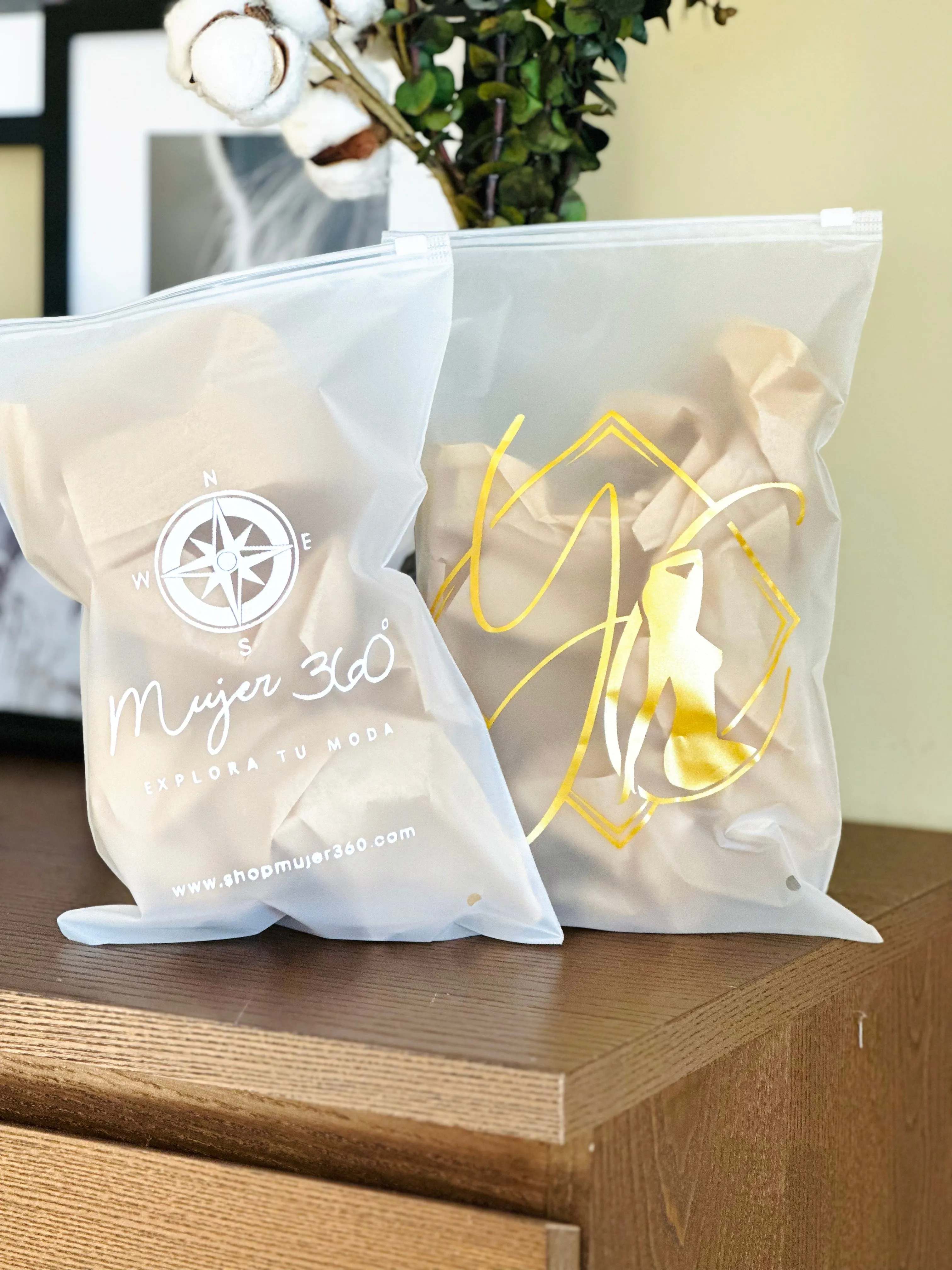 Custom Apparel Zipper Bags - 50 Unis
