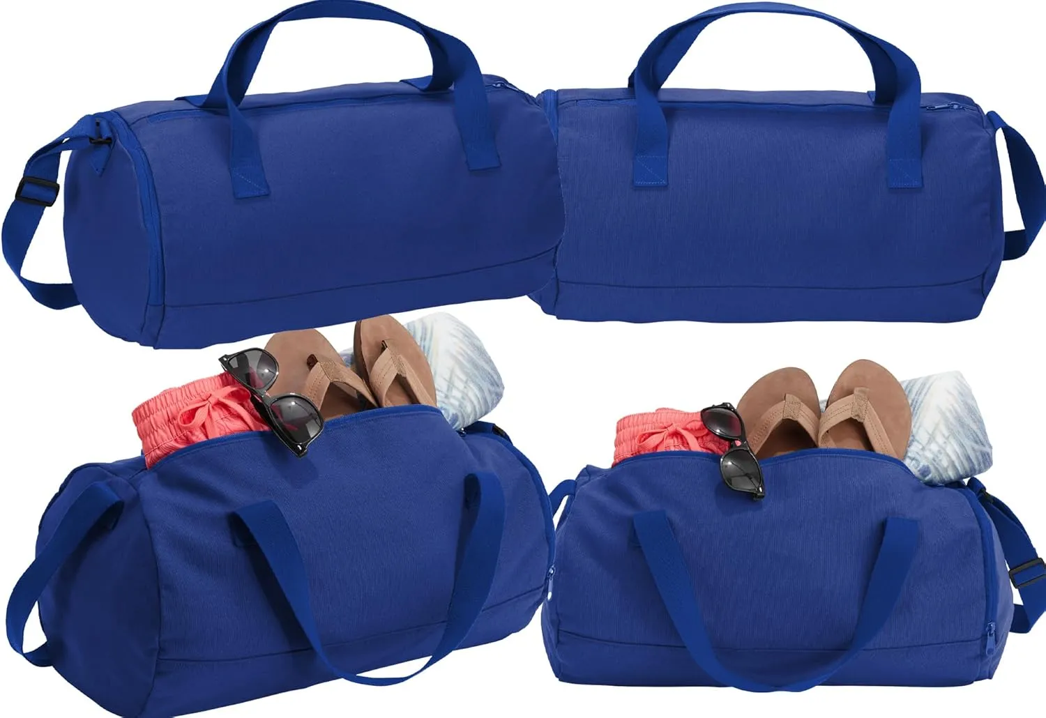 Custom Cotton Barrel Duffel Bag- Perfect Gym Bag for Men and Women, Ideal as a Travel Bag or Overnight Bag, Best Duffle Bag for Travel - Cheer Bag - Wrestling Bag
