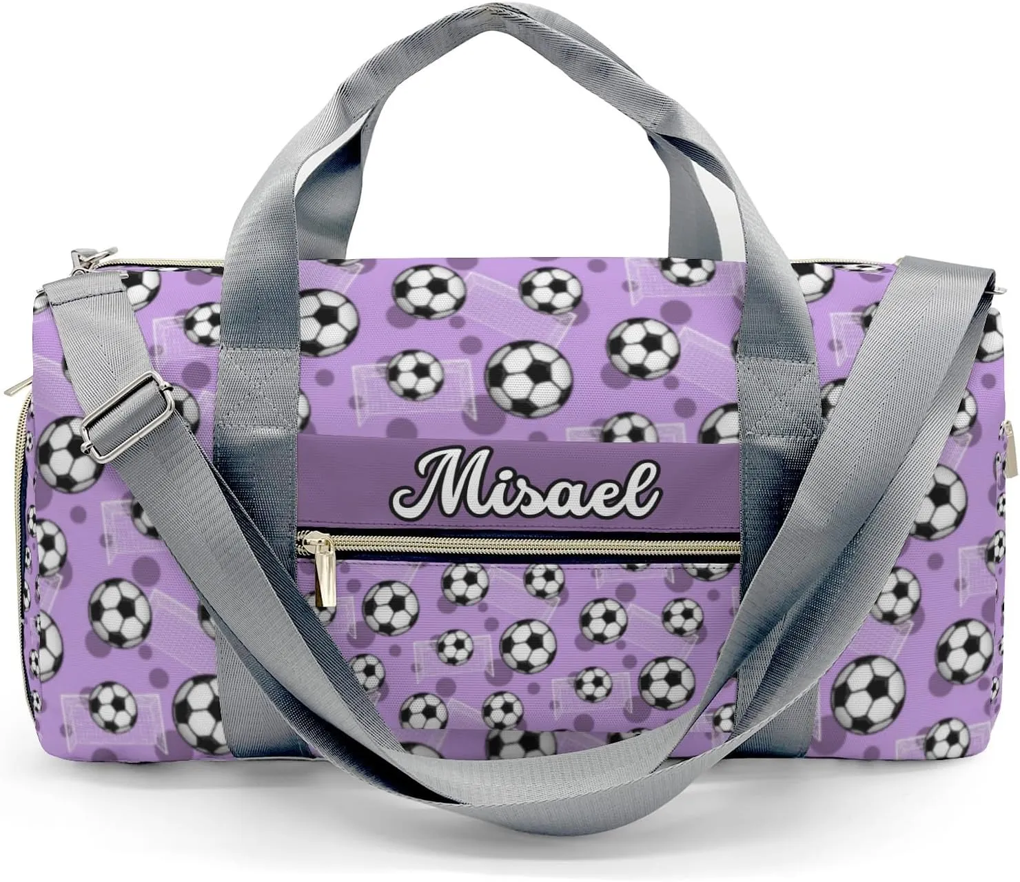 Custom Duffel Bag Sport Soccer Balls Goals Carry on Bag Sport Travel Bags Overnight Weekend Gym Bag Carry On Luggage Bags