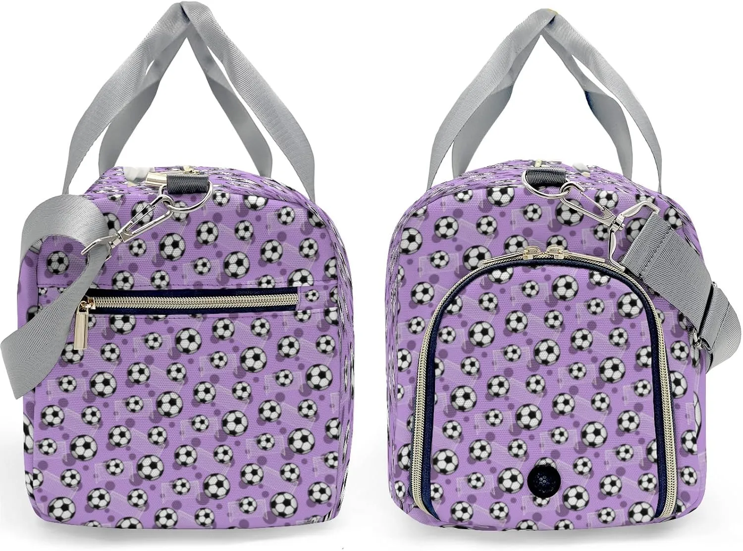 Custom Duffel Bag Sport Soccer Balls Goals Carry on Bag Sport Travel Bags Overnight Weekend Gym Bag Carry On Luggage Bags