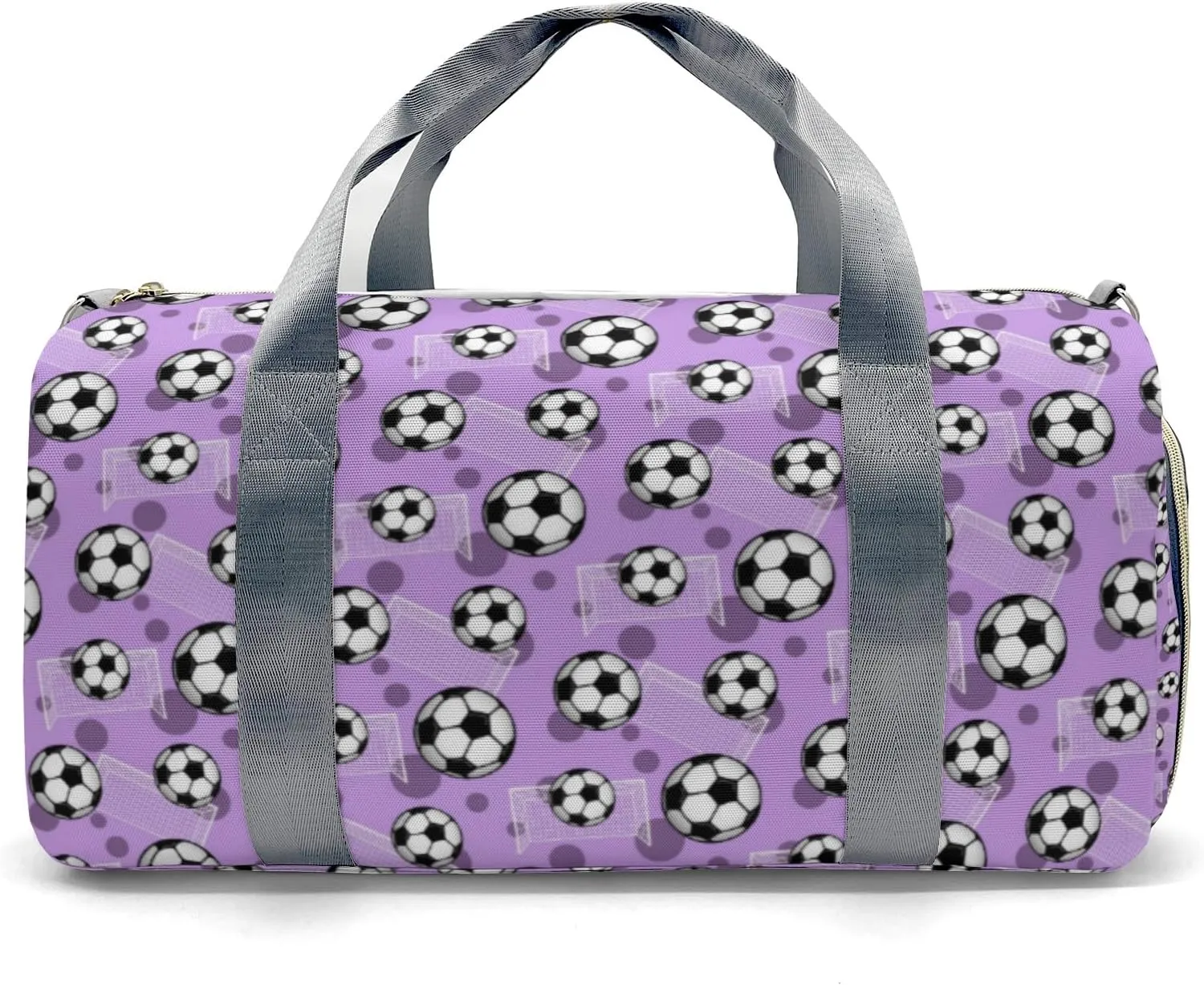 Custom Duffel Bag Sport Soccer Balls Goals Carry on Bag Sport Travel Bags Overnight Weekend Gym Bag Carry On Luggage Bags
