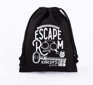 Custom Escape Room Party Bags - Mystery Gift Party Favor Bag - Birthday gift bag -  Kids Birthday Party favor - Escape Room Goodie bags