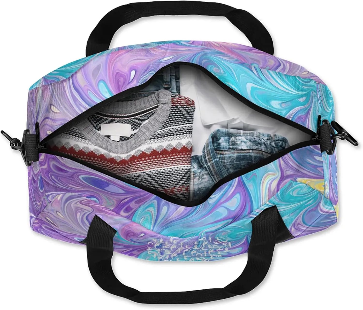 Custom Gymnastics Duffel Bag Personalized Name Dance Ballet Bags Waterproof Customized