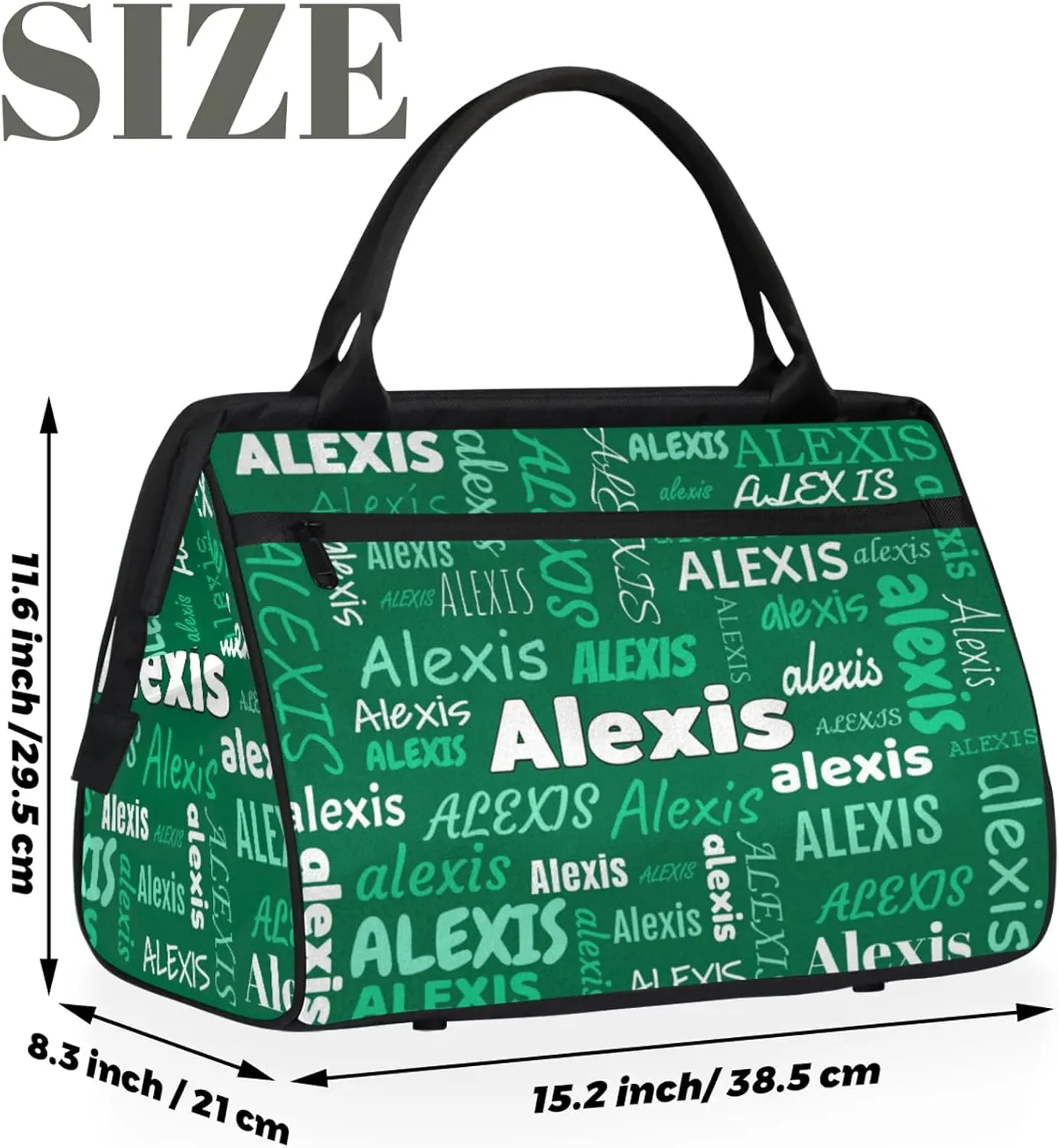 Custom Gymnastics Duffel Bag Personalized Name Dance Ballet Bags Waterproof