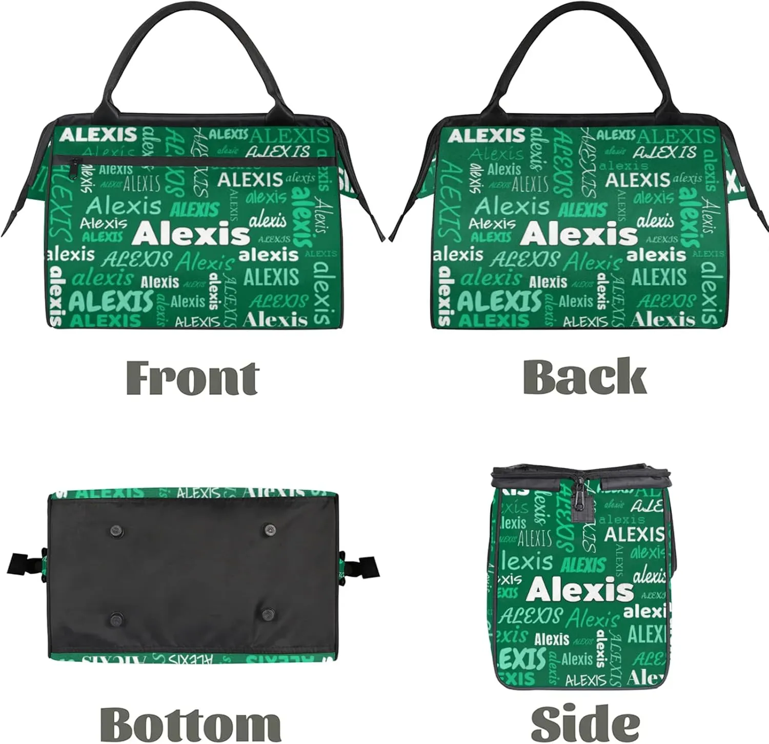 Custom Gymnastics Duffel Bag Personalized Name Dance Ballet Bags Waterproof