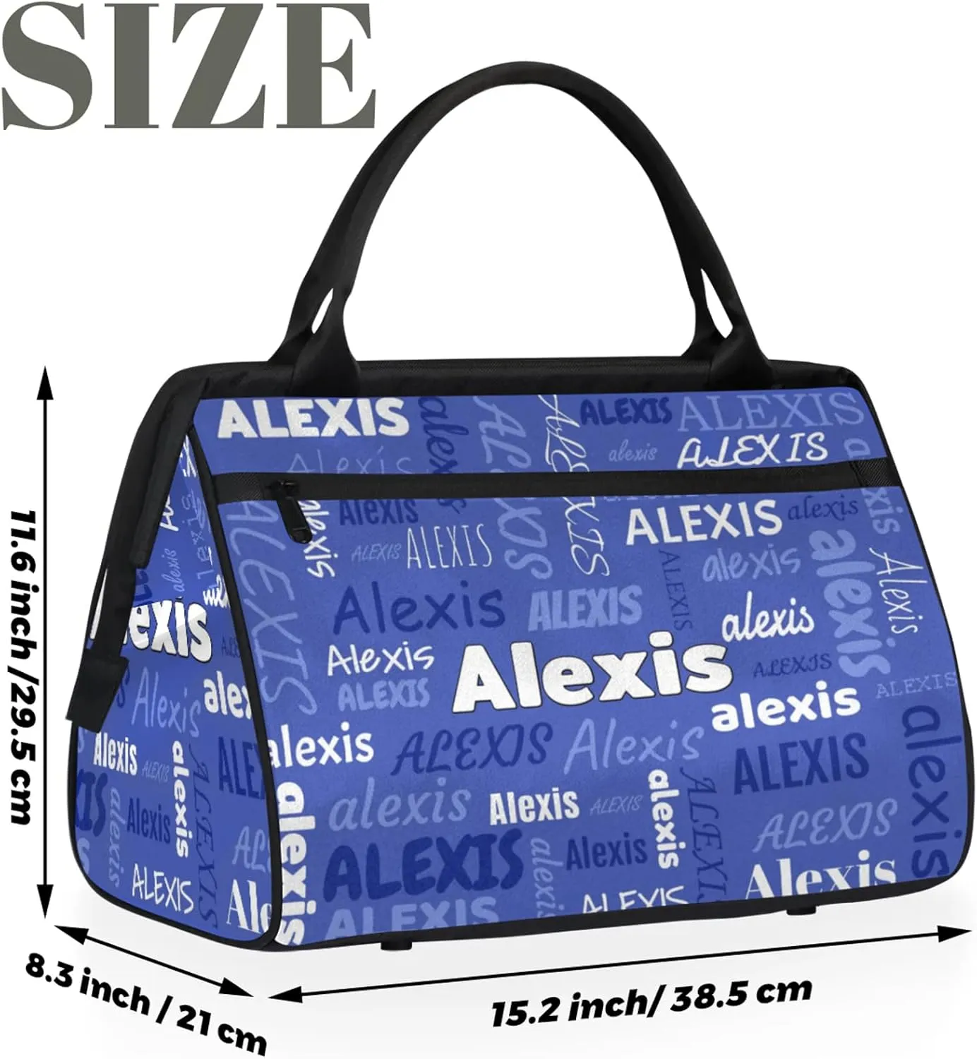 Custom Gymnastics Duffel Bag Personalized Name Dance Ballet Bags Waterproof