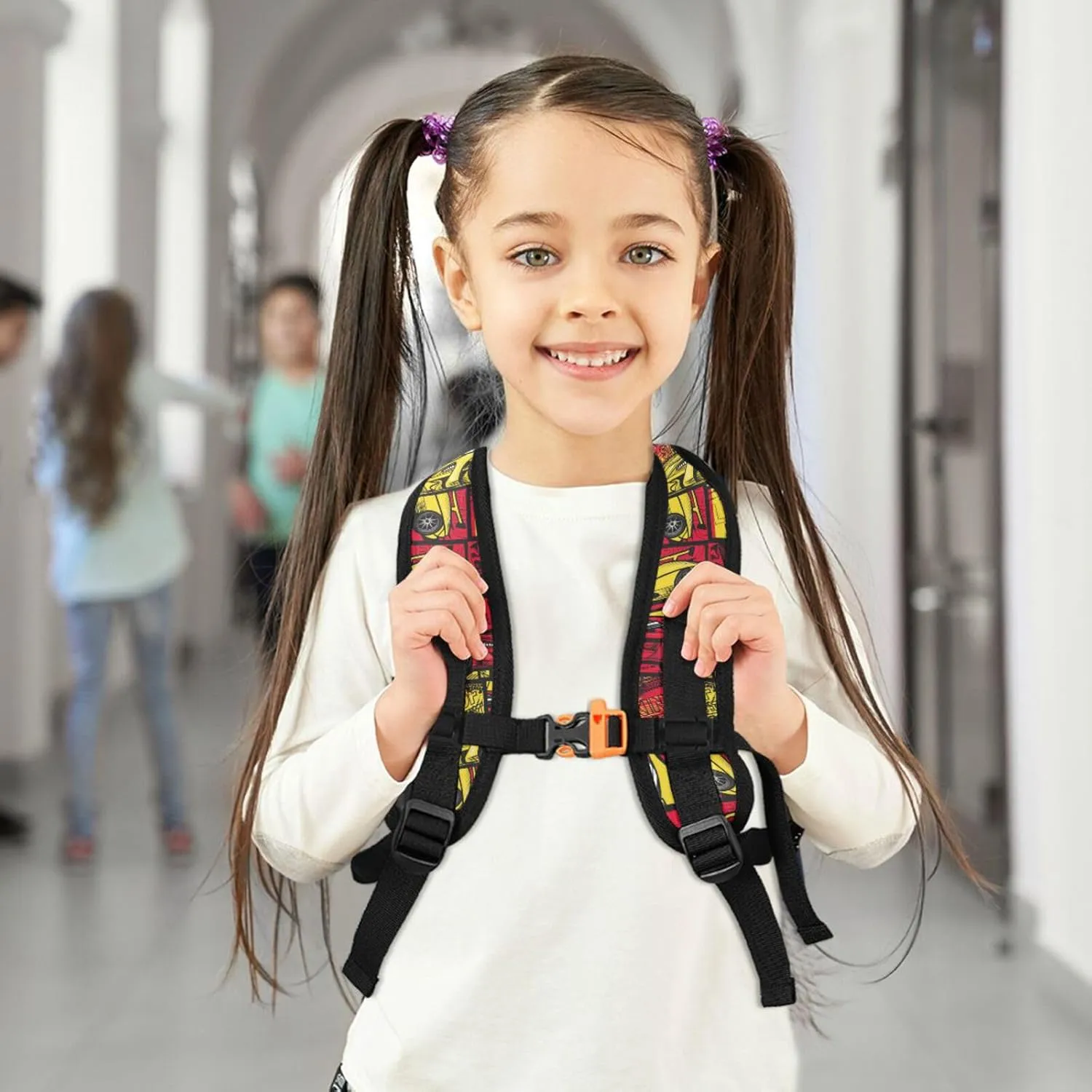 Custom Kids Toddler Backpack, Race Car Backpack for Boys Girls, Preschool School Children Schoolbag Nursery Junior Primary Student Travel Bag