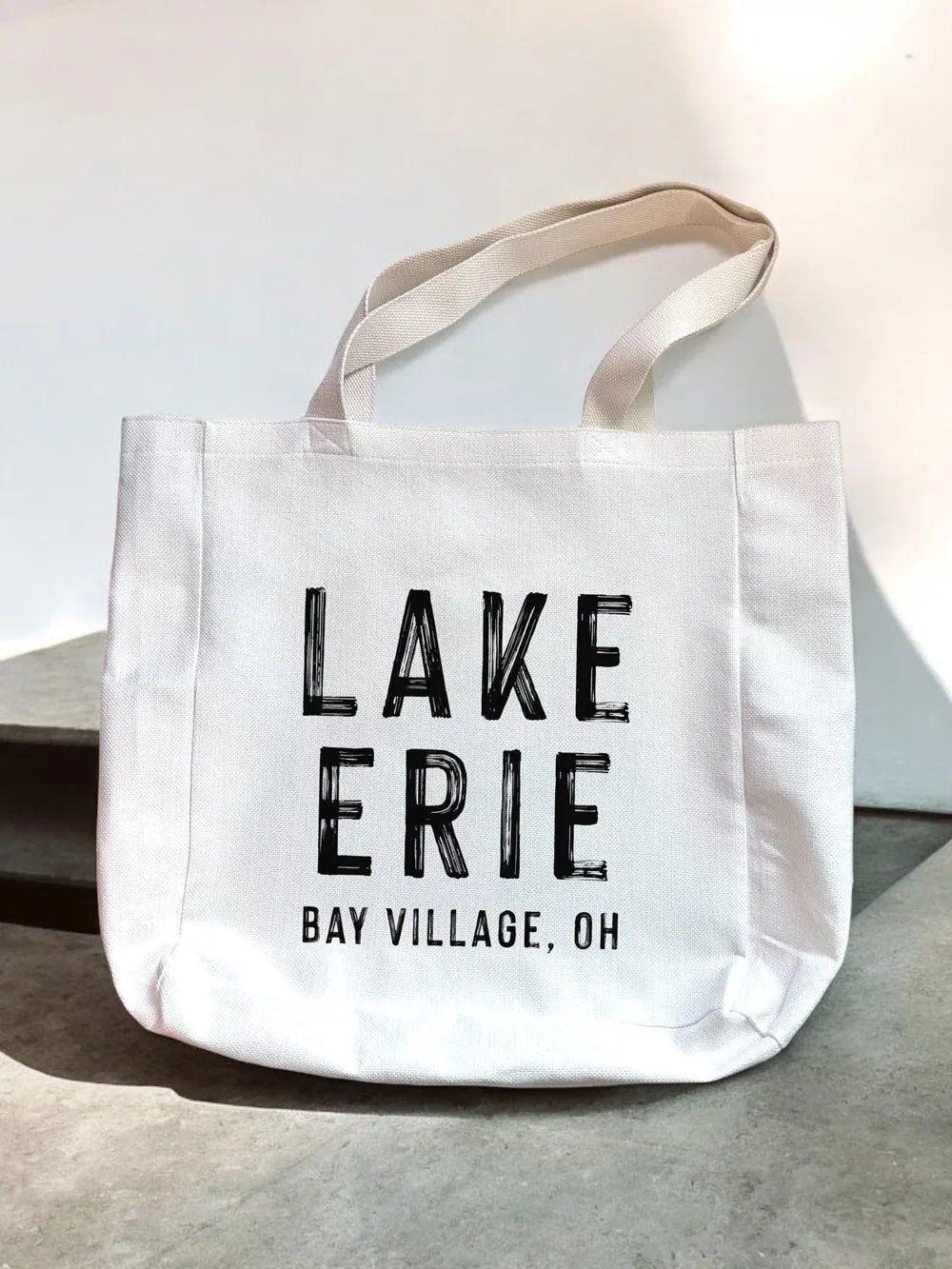 Custom Lake Name Tote Bag