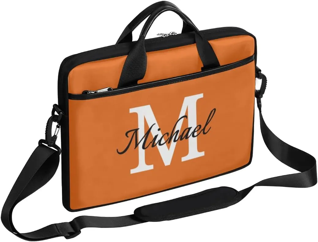 Custom Laptop Bag with Name Personalized Shoulder Bag Lightweight Computer Bag Messenger Bags with Handle