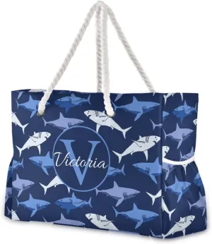 Custom Large Beach Bags Personalized Shoulder Tote Bag for Women Customized Shoulder Bag