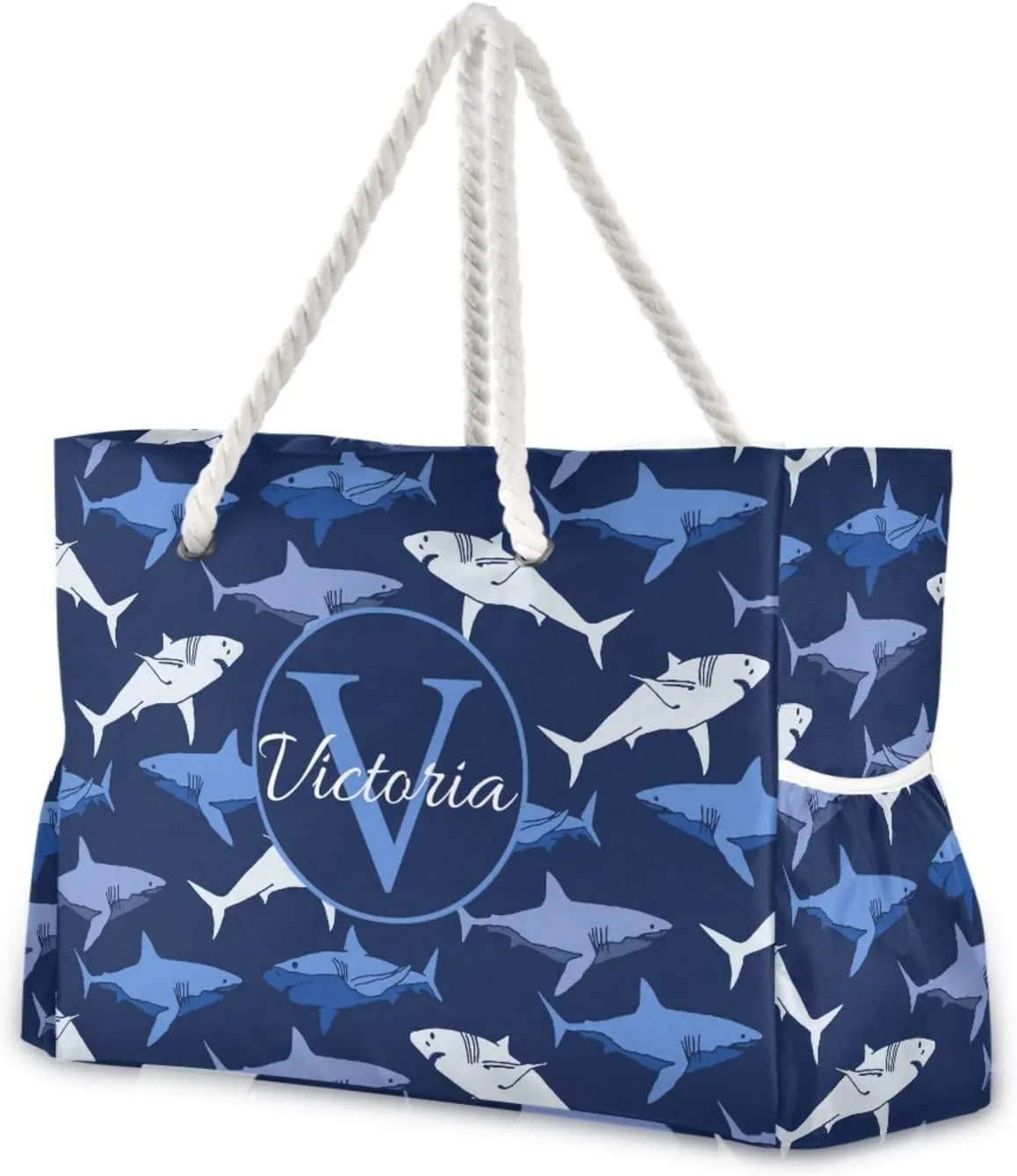 Custom Large Beach Bags Personalized Shoulder Tote Bag for Women Customized Shoulder Bag
