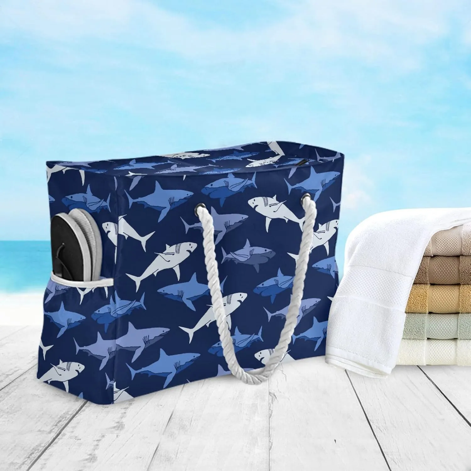 Custom Large Beach Bags Personalized Shoulder Tote Bag for Women Customized Shoulder Bag