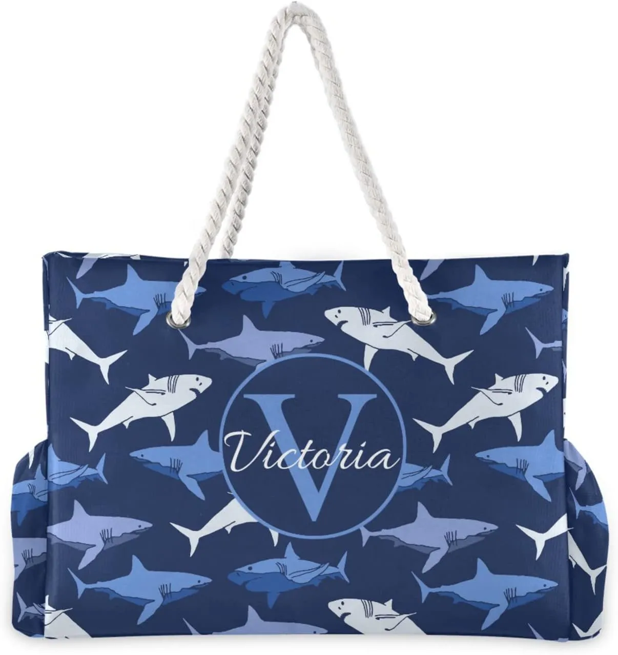 Custom Large Beach Bags Personalized Shoulder Tote Bag for Women Customized Shoulder Bag