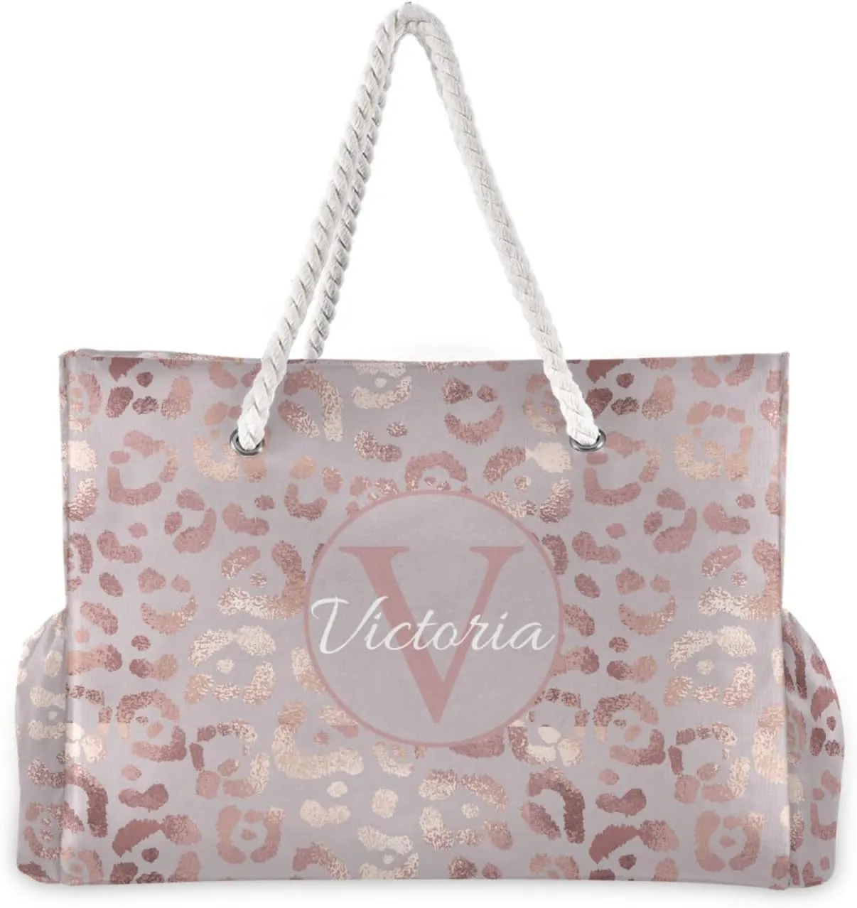 Custom Large Beach Bags Personalized Shoulder Tote Bag for Women Customized Shoulder Bag