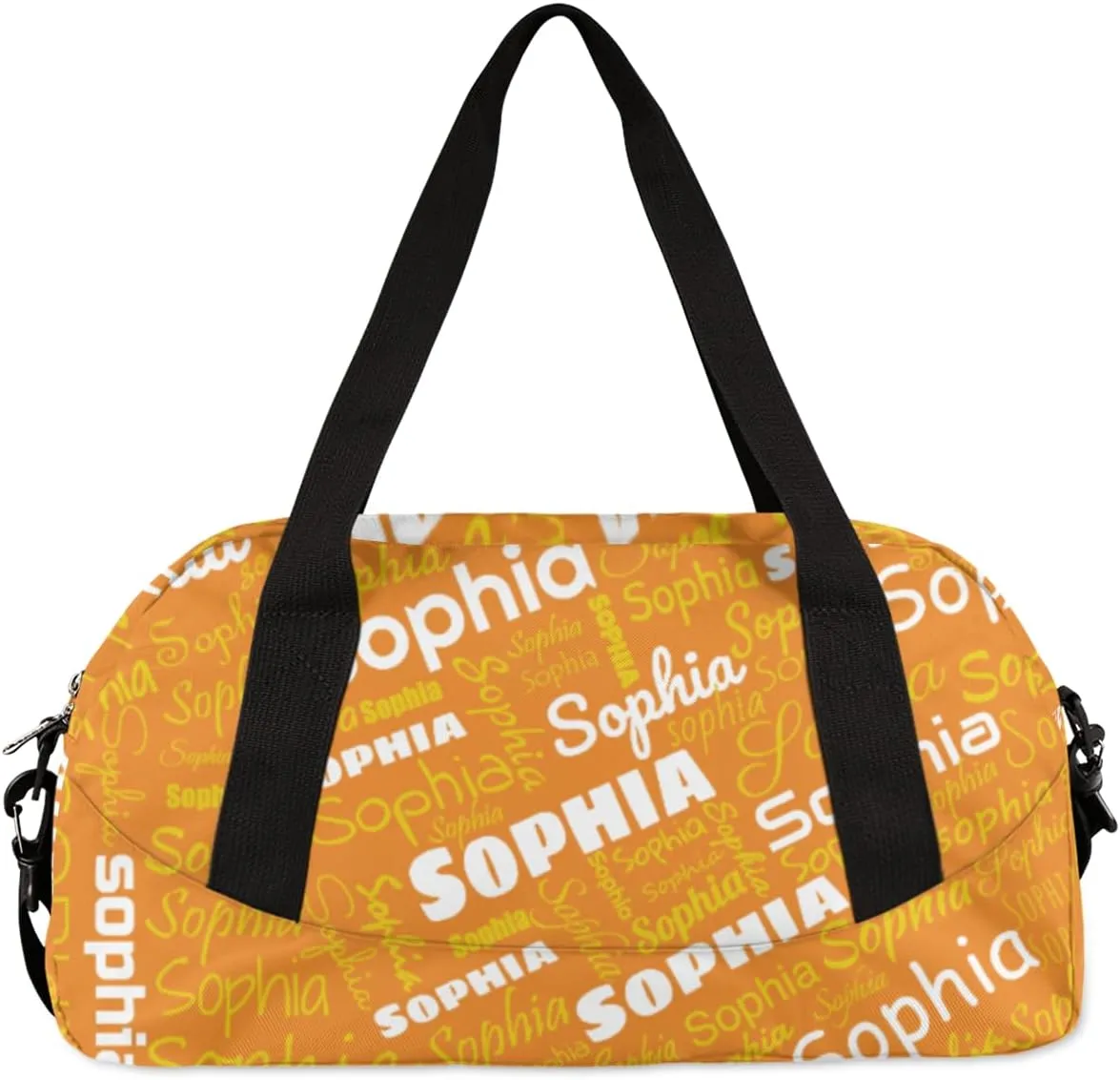 Custom Name Kids Duffel Bags Custom Sport Duffel Bag for Boys Girls, Customized Overnight Bag for Kids