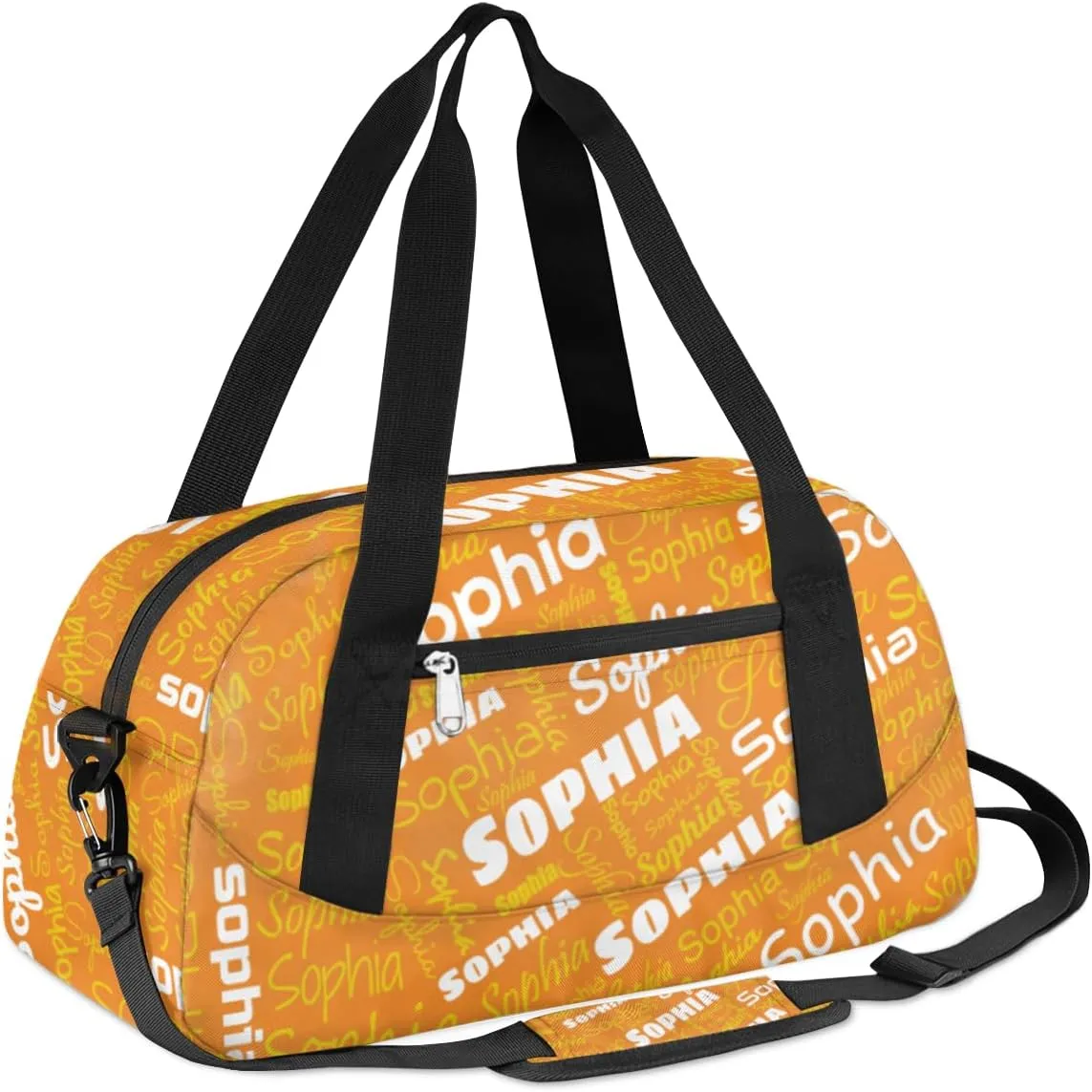 Custom Name Kids Duffel Bags Custom Sport Duffel Bag for Boys Girls, Customized Overnight Bag for Kids