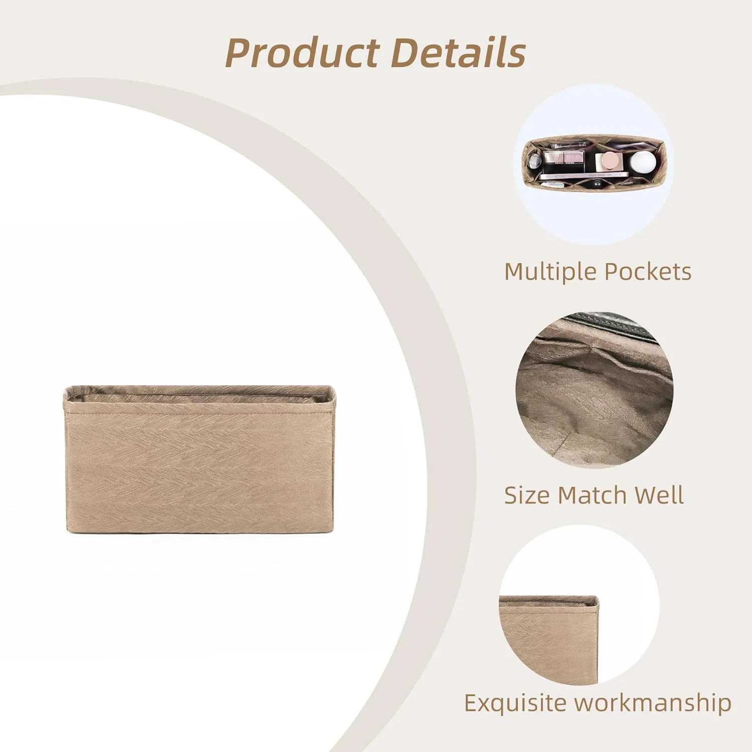 Custom Purse Organizer or Pillow Insert for Hermes Geta Bags Bag, Offering 80 Colors to Choose