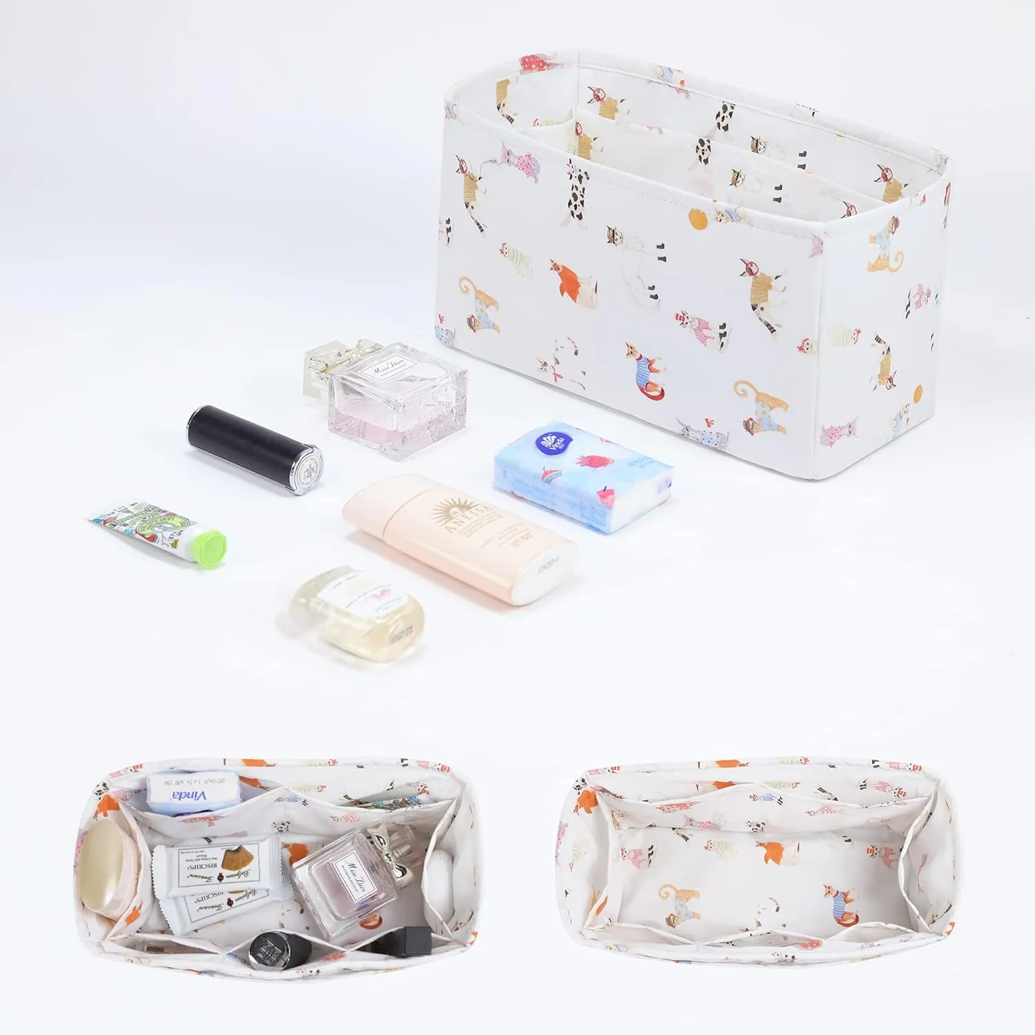 custom purse organizer or pillow insert for LV Carryall Small/Medium Bags,offering 55 pattern to choose