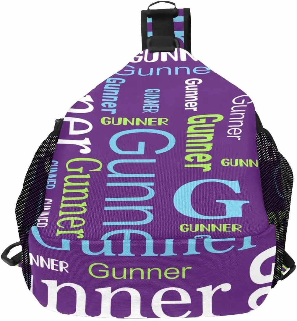 Custom Sling Bag, Personalized Chest Bags Men Women Customized Photo Text Backpack Crossbody Bag Travel Daypack