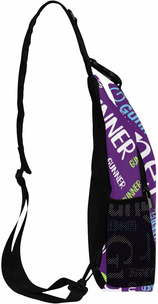 Custom Sling Bag, Personalized Chest Bags Men Women Customized Photo Text Backpack Crossbody Bag Travel Daypack