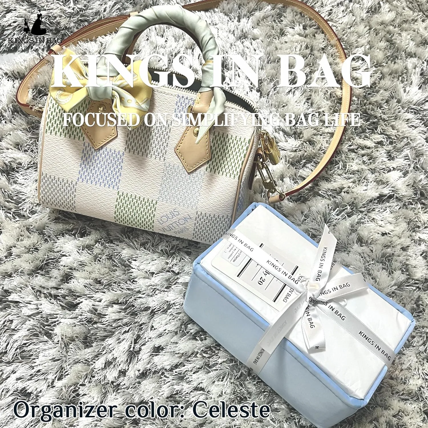 Custom Speedy Bag Organizer Insert, Silky Purse Insert Compatible with LV Speedy Bags, Lightweight Handbag Shaper for Daily Use (Custom Color)