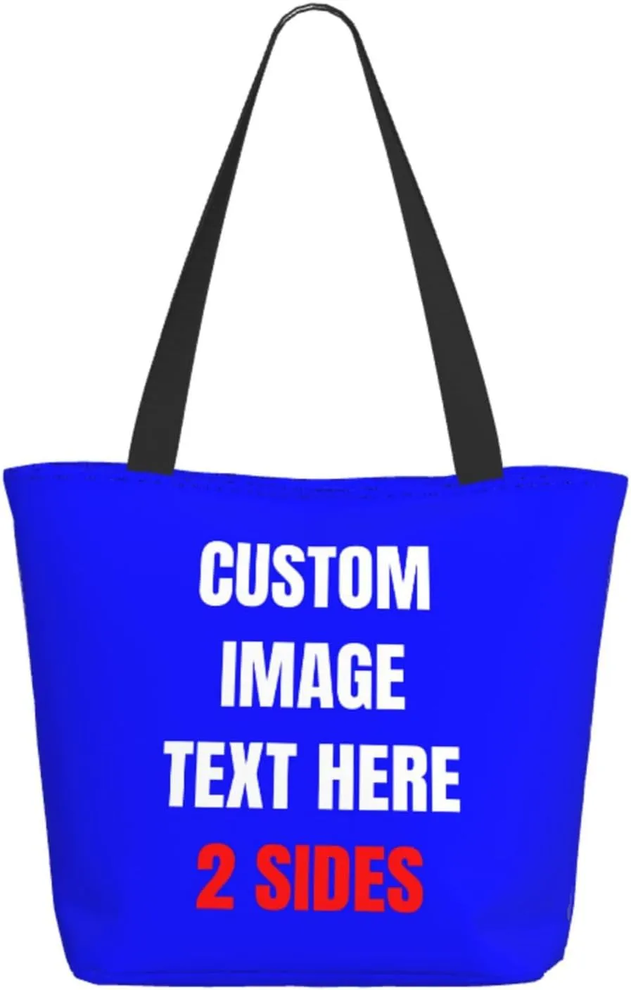 Custom Tote Bag With Logo Photo, Custom Bag, Personalized Shopping Bags Reusable Grocery Bags Bulk For Work Travel Gifts