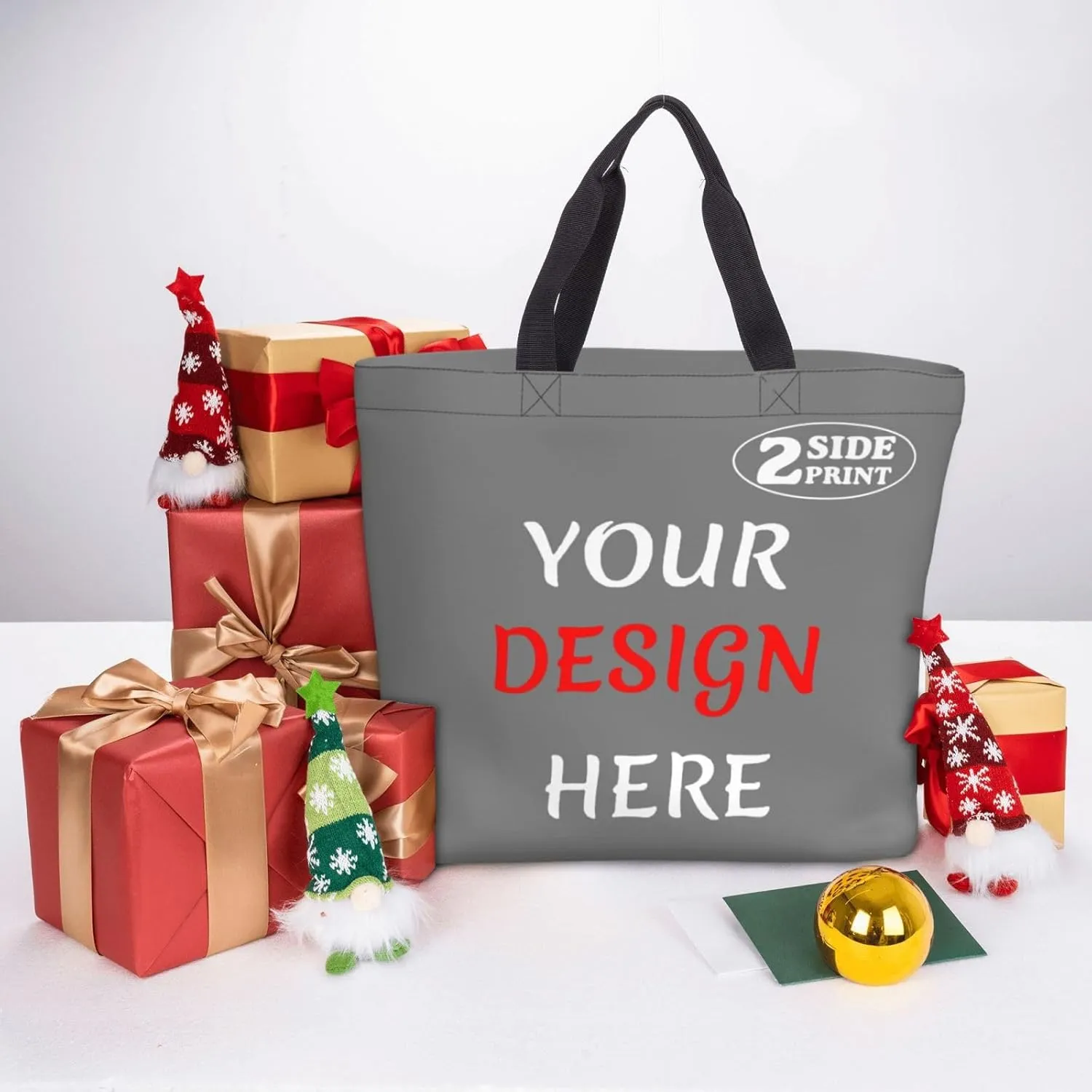 Custom Tote Bags Custom Bag Add Your Design For Business Work Travel Personalized Shoulder Bag