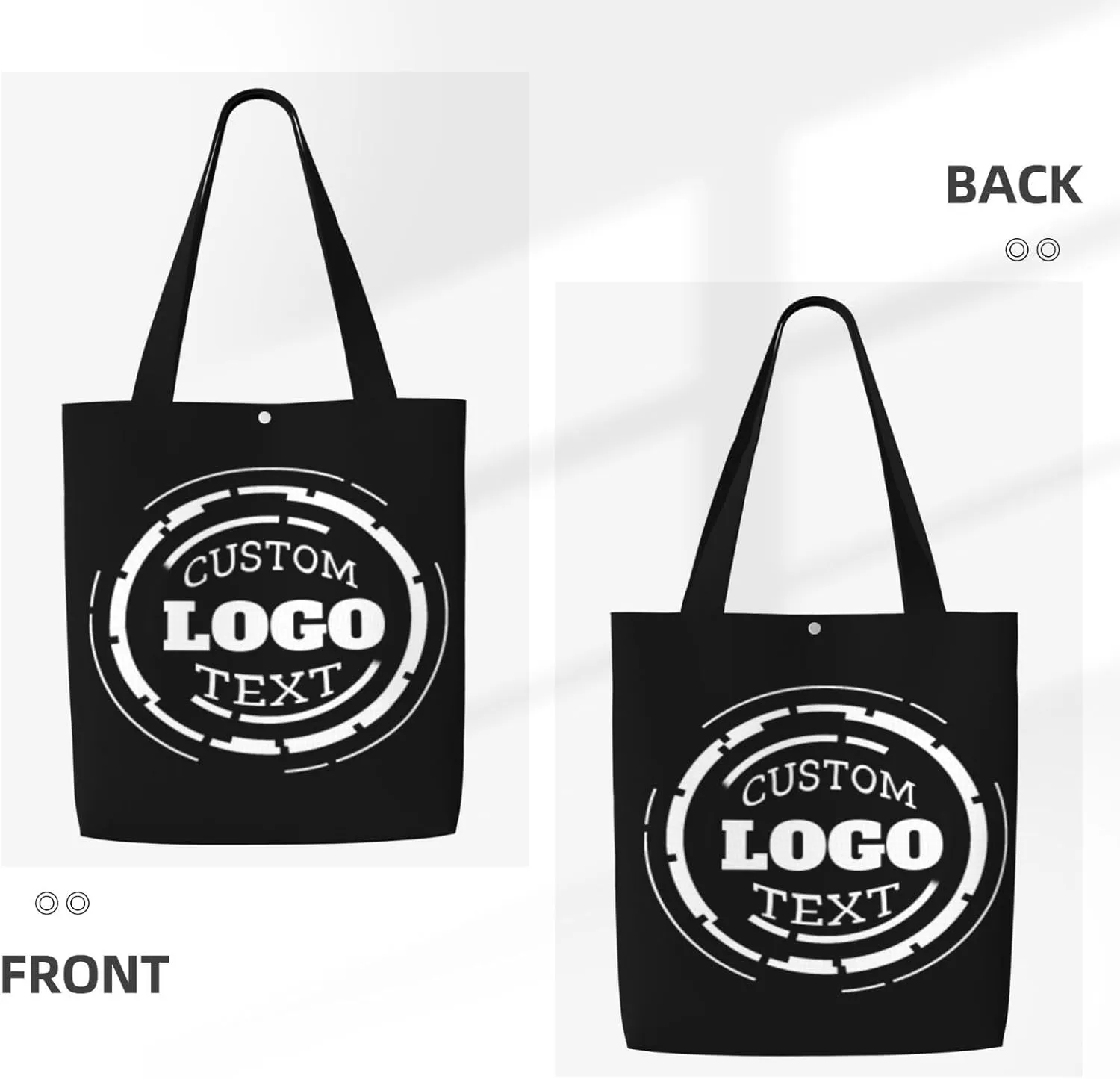 Custom Tote Bags For Women Customized Canvas Gift Bags With Logo Personalized Wedding Canvas Bag Music Tote Bag ﻿